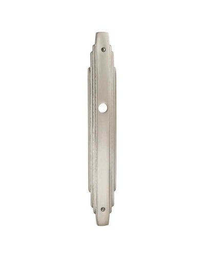 Plaque de propreté striée Nickel Satiné