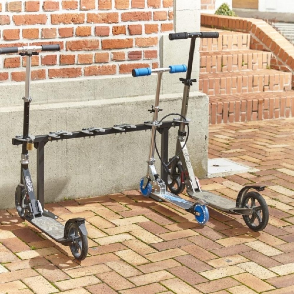 Support De Stationnement Pliable Pour Trottinette – PVC Renforcé, Compatible Roues 25,4-30,5 Cm – Léger, Stable, Pour Garage Ou Chambre